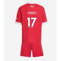 Liverpool Curtis Jones #17 Hjemme Trøje Børn 2025-26 Kortærmet (+ Korte bukser)
